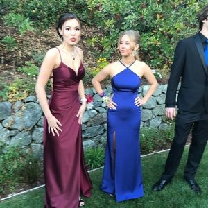 Periwinkle prom dress